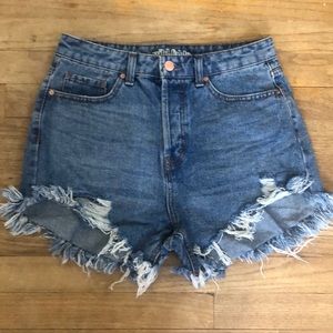 Target-Wild Fable High Rise Jean Shorts